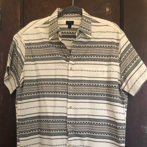 Large JCrew short sleeve button down